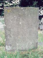 John Jones's Headstone in St. Bartholomew's, Llanofer